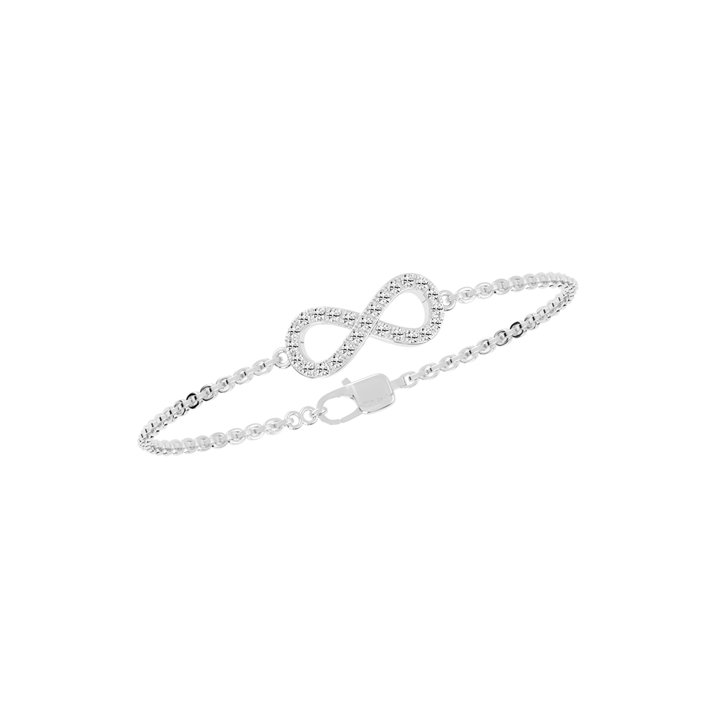 Infinity Diamond Gold Bracelet