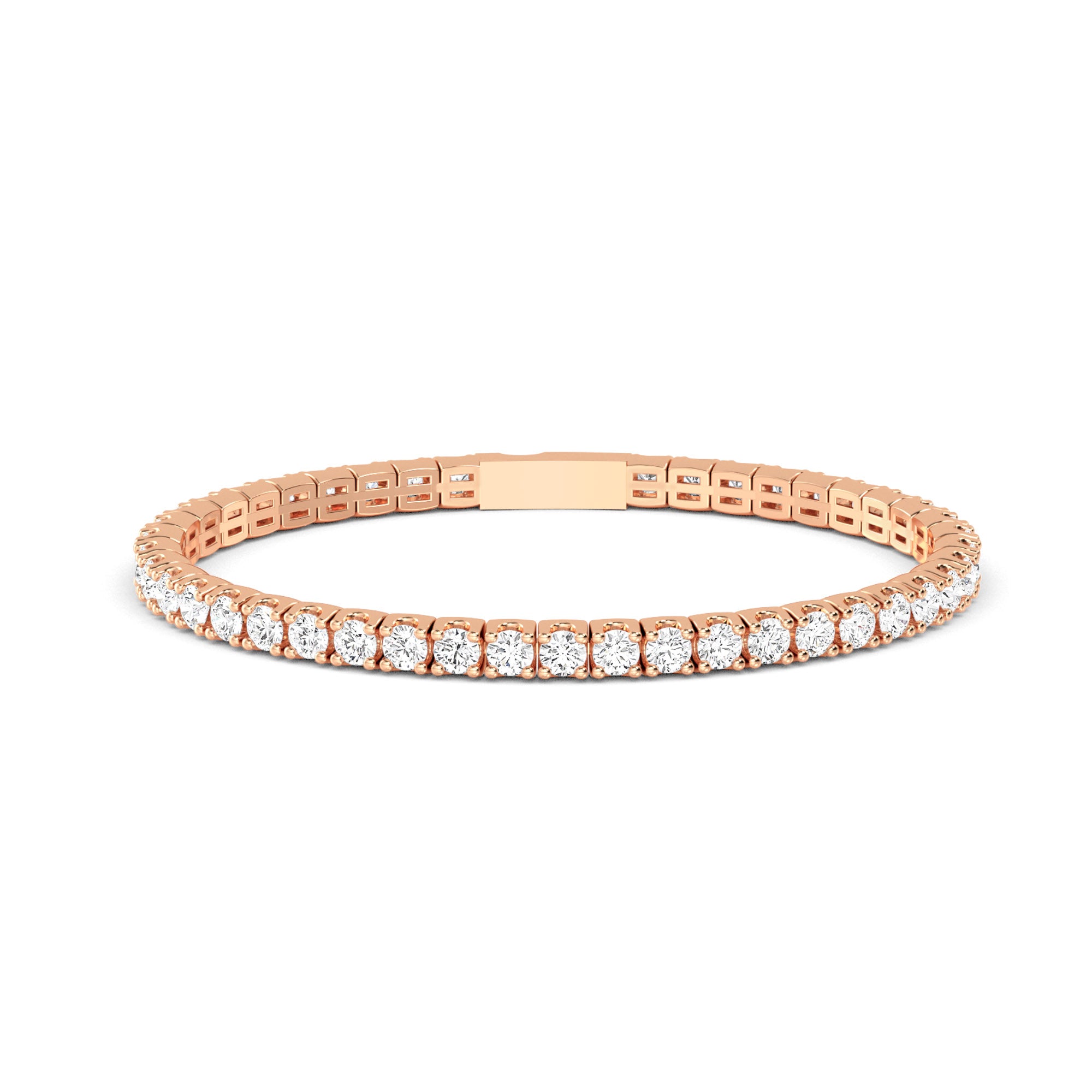 Classic Tennis Diamond Gold Bracelet