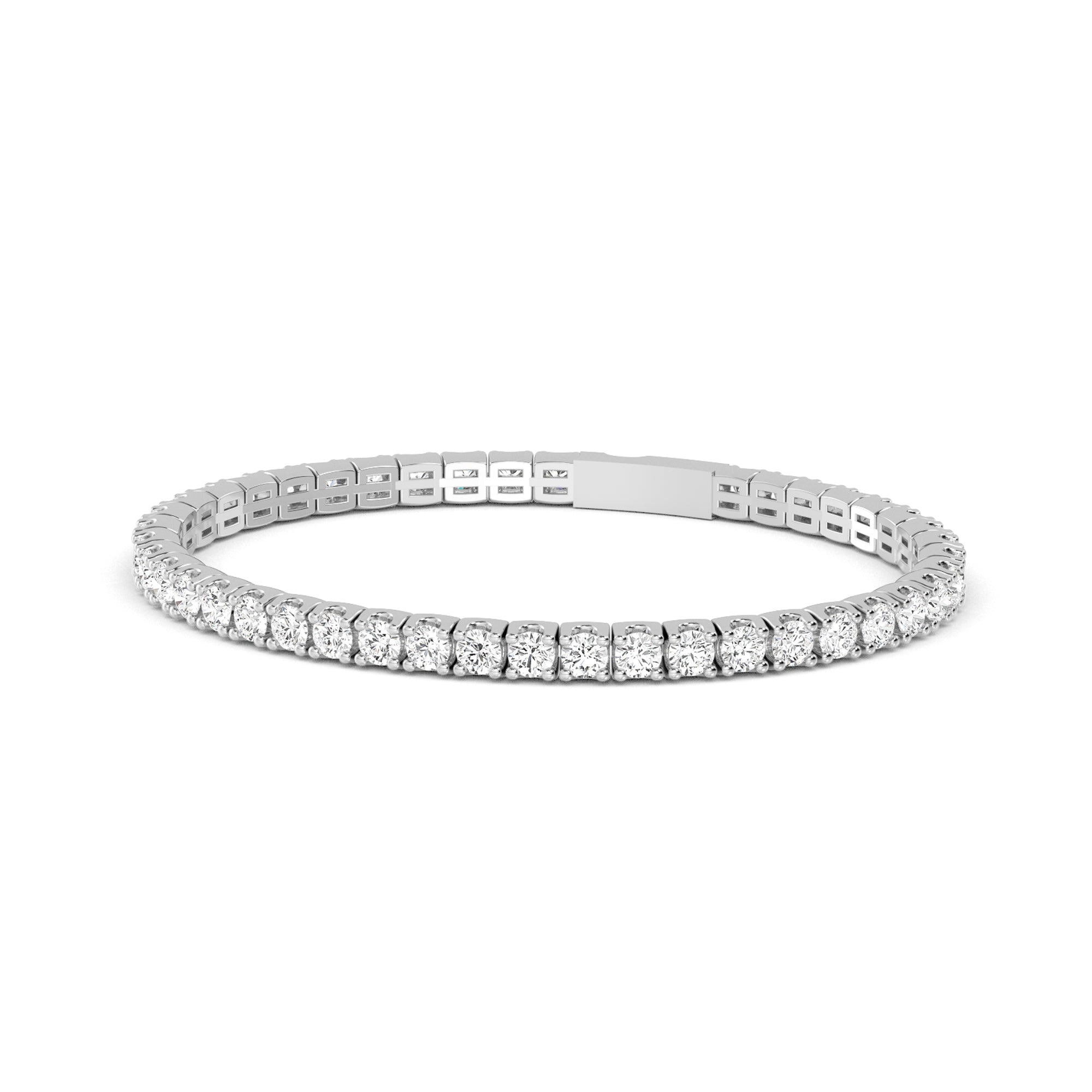 Classic Tennis Diamond Gold Bracelet