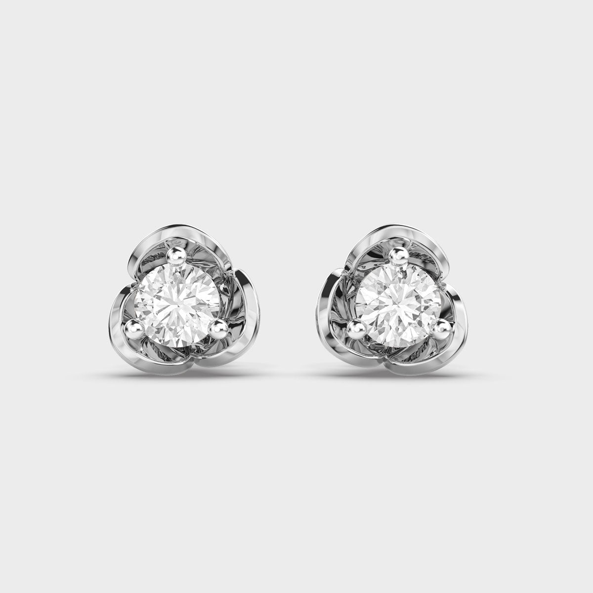 Grace Diamond Gold Studs