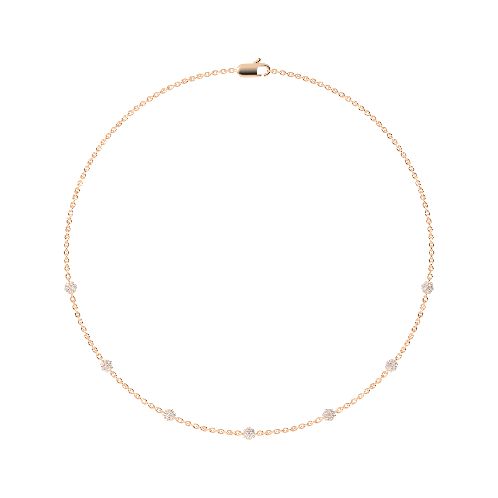 Timeless grace diamond Gold necklace