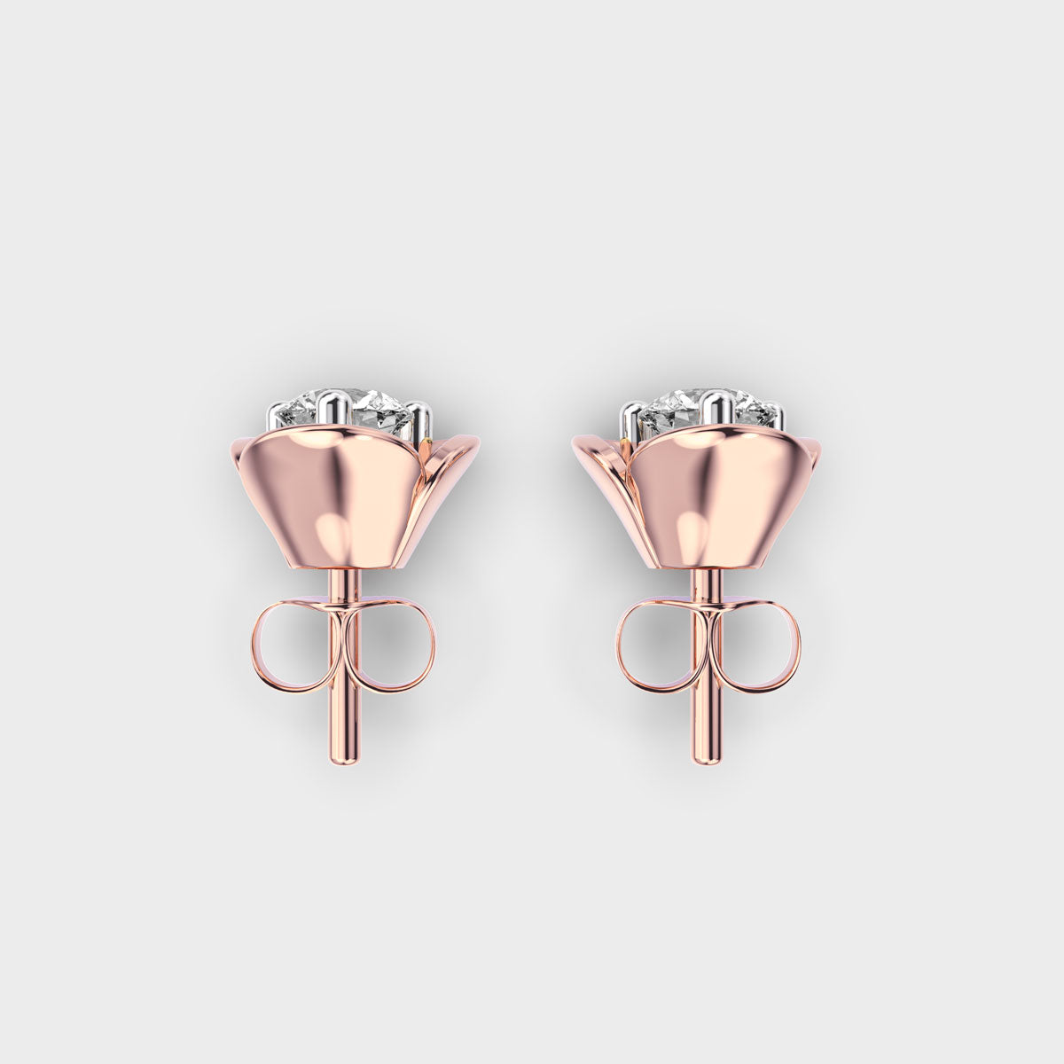 Grace Diamond Gold Studs