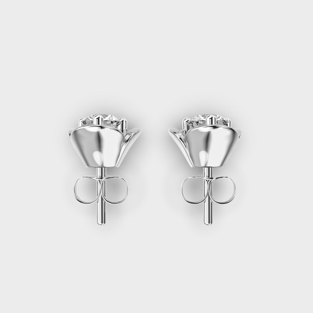 Grace Diamond Gold Studs