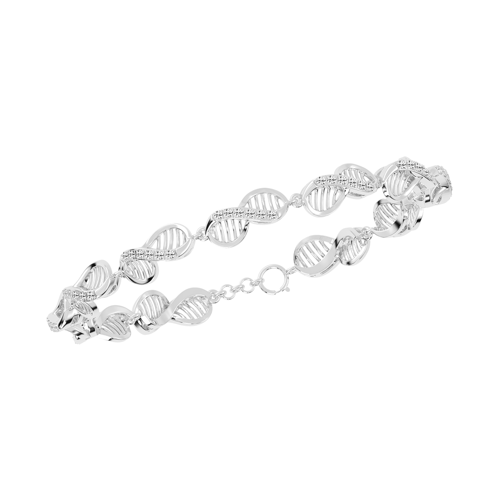 Twinkling Diamonds Gold Bracelet