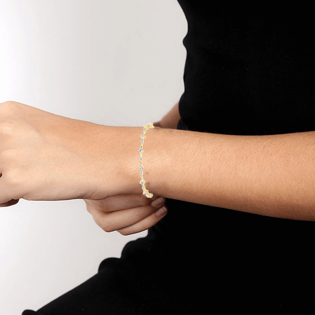 Diamond Delights Gold Bracelet