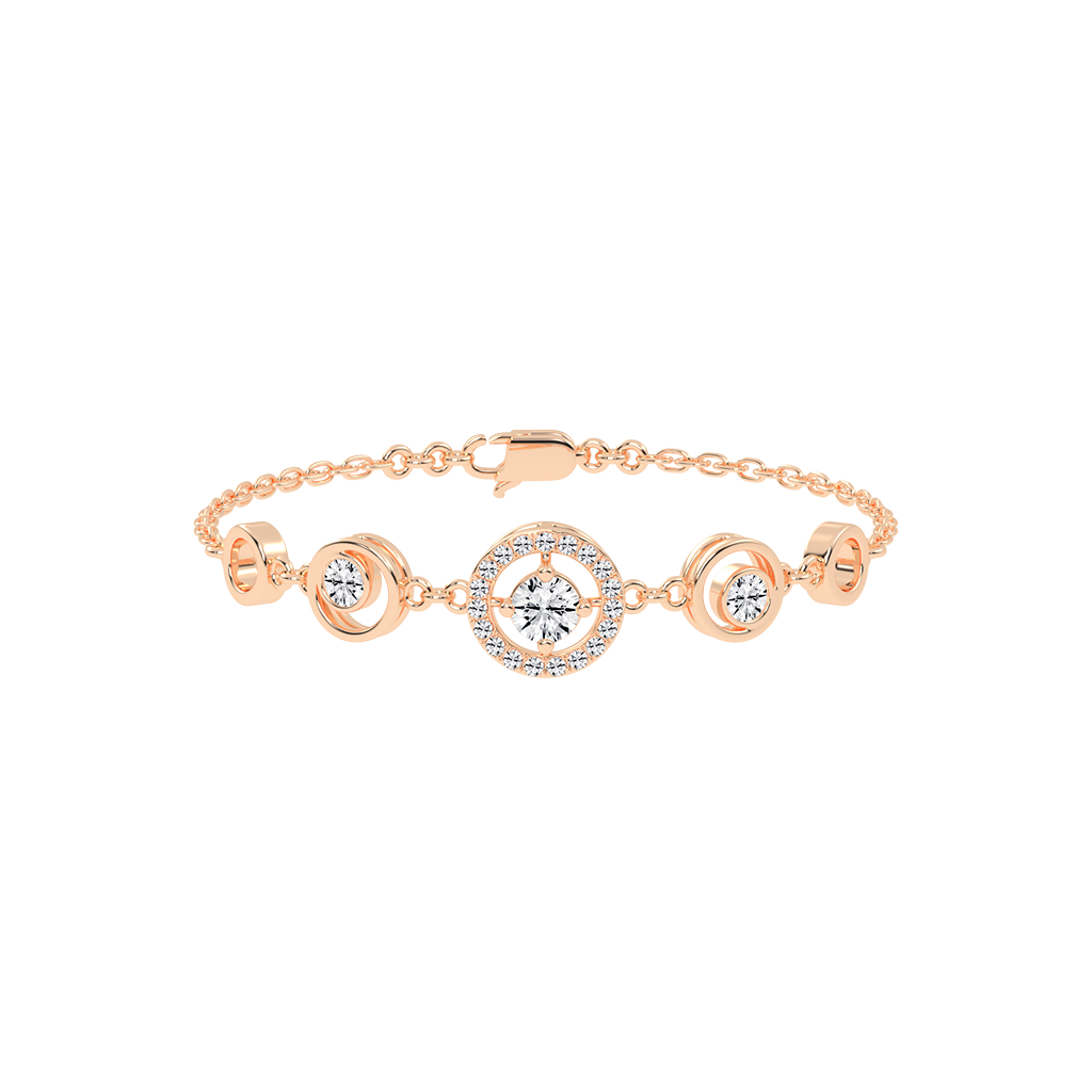 Diamond Accents Gold Bracelet