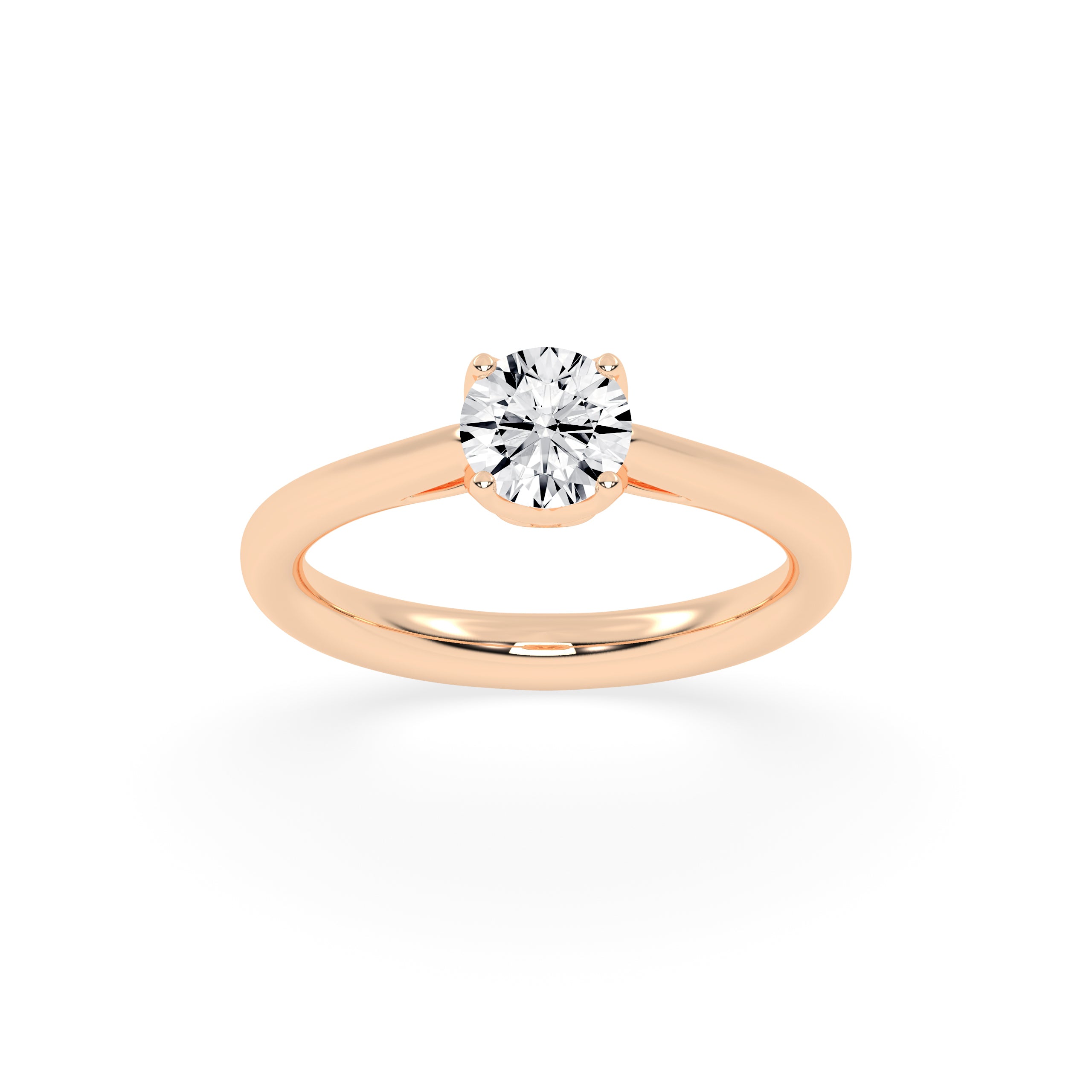 80 Cent Classic Solitaire Ring