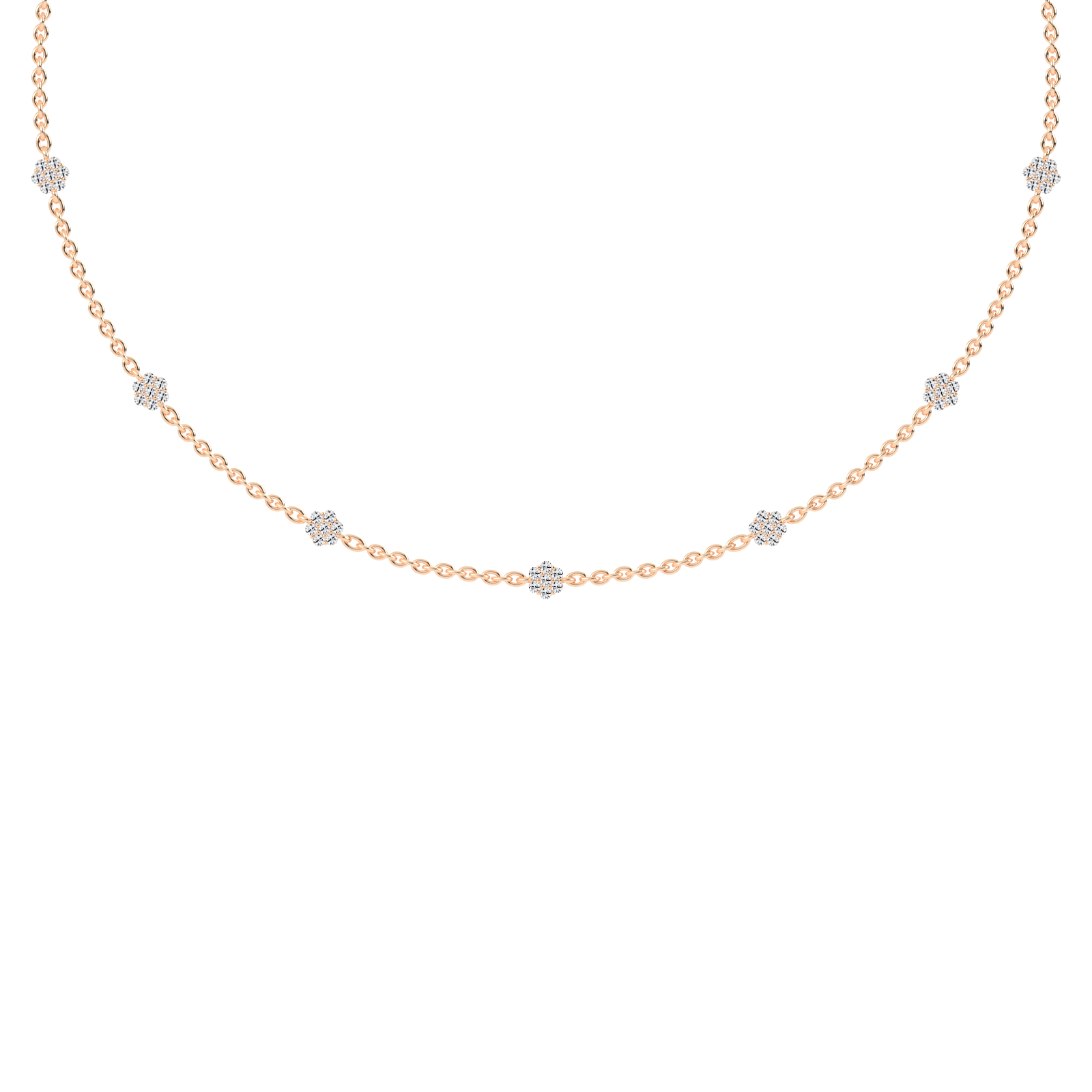 Timeless grace diamond Gold necklace