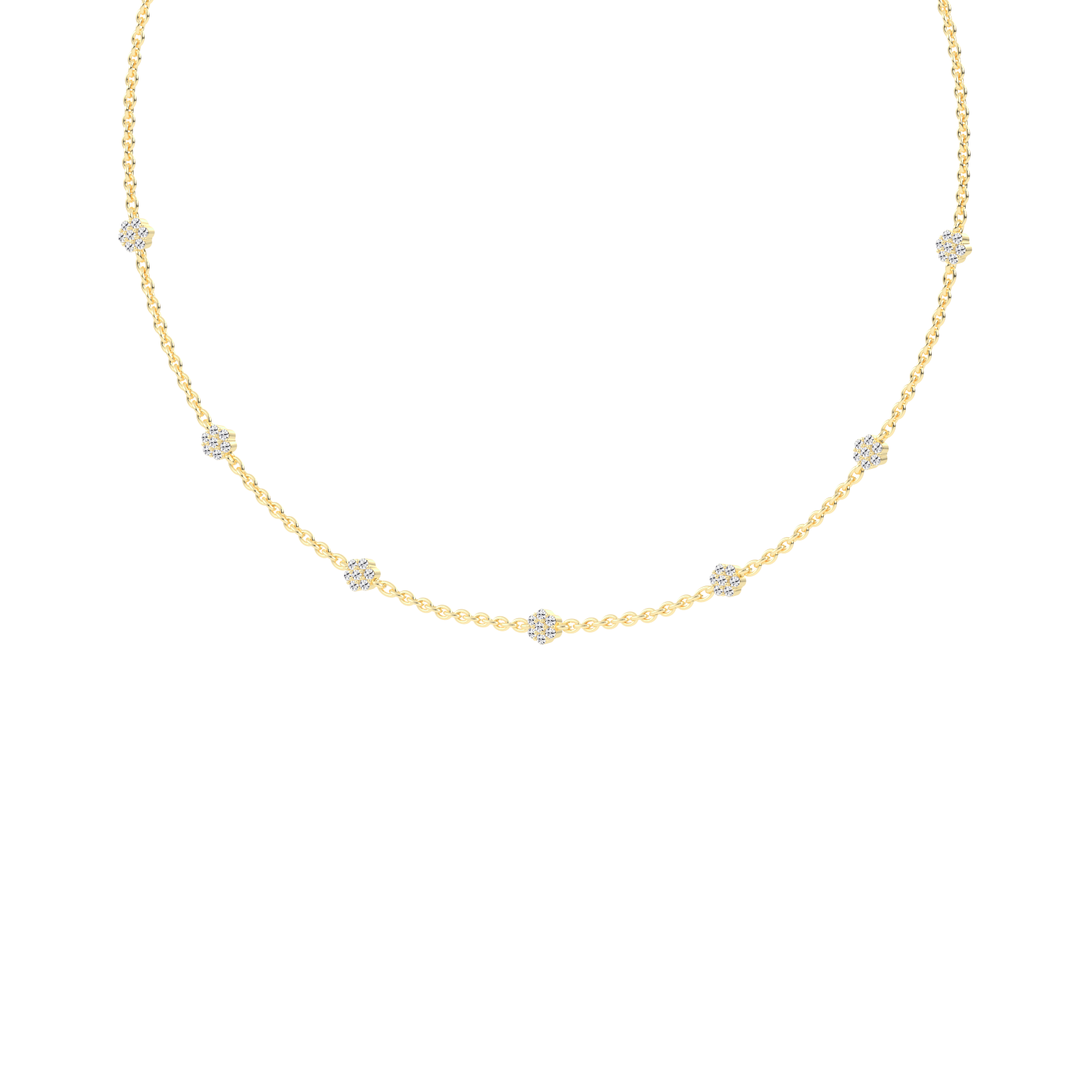 Timeless grace diamond Gold necklace