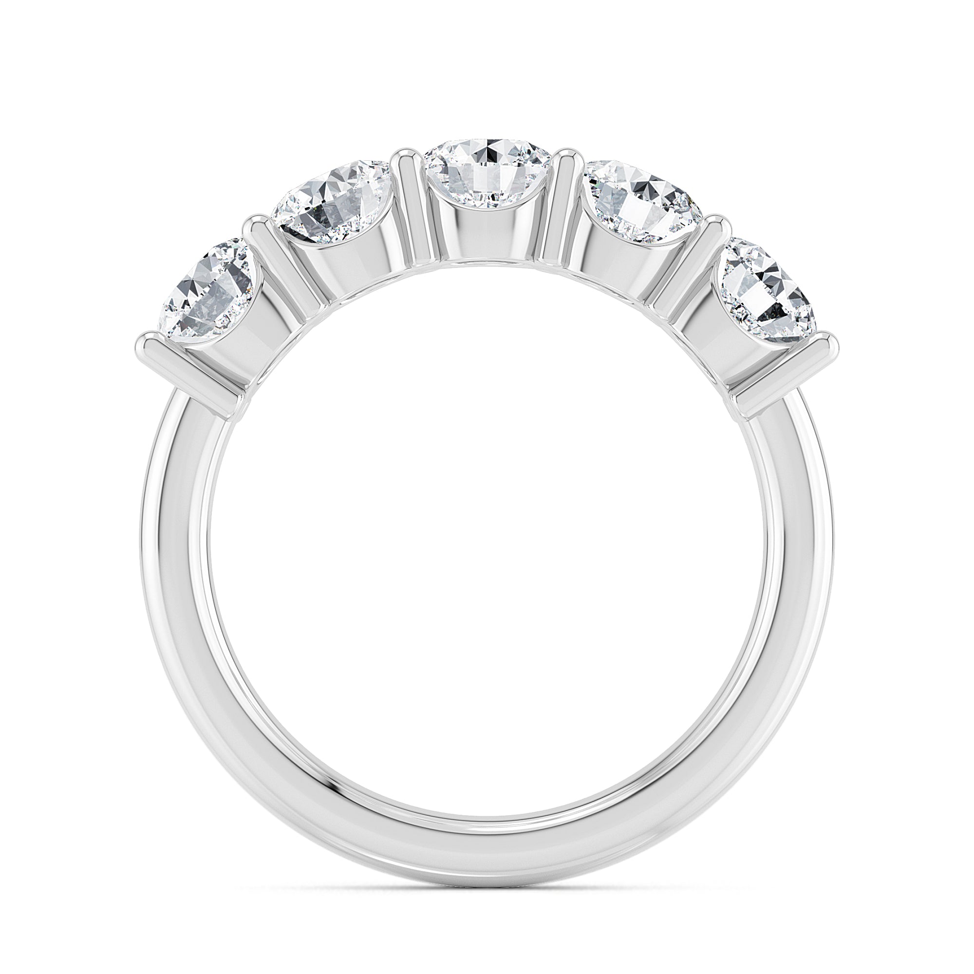 Five-Stone Diamond Harmony Gold Ring