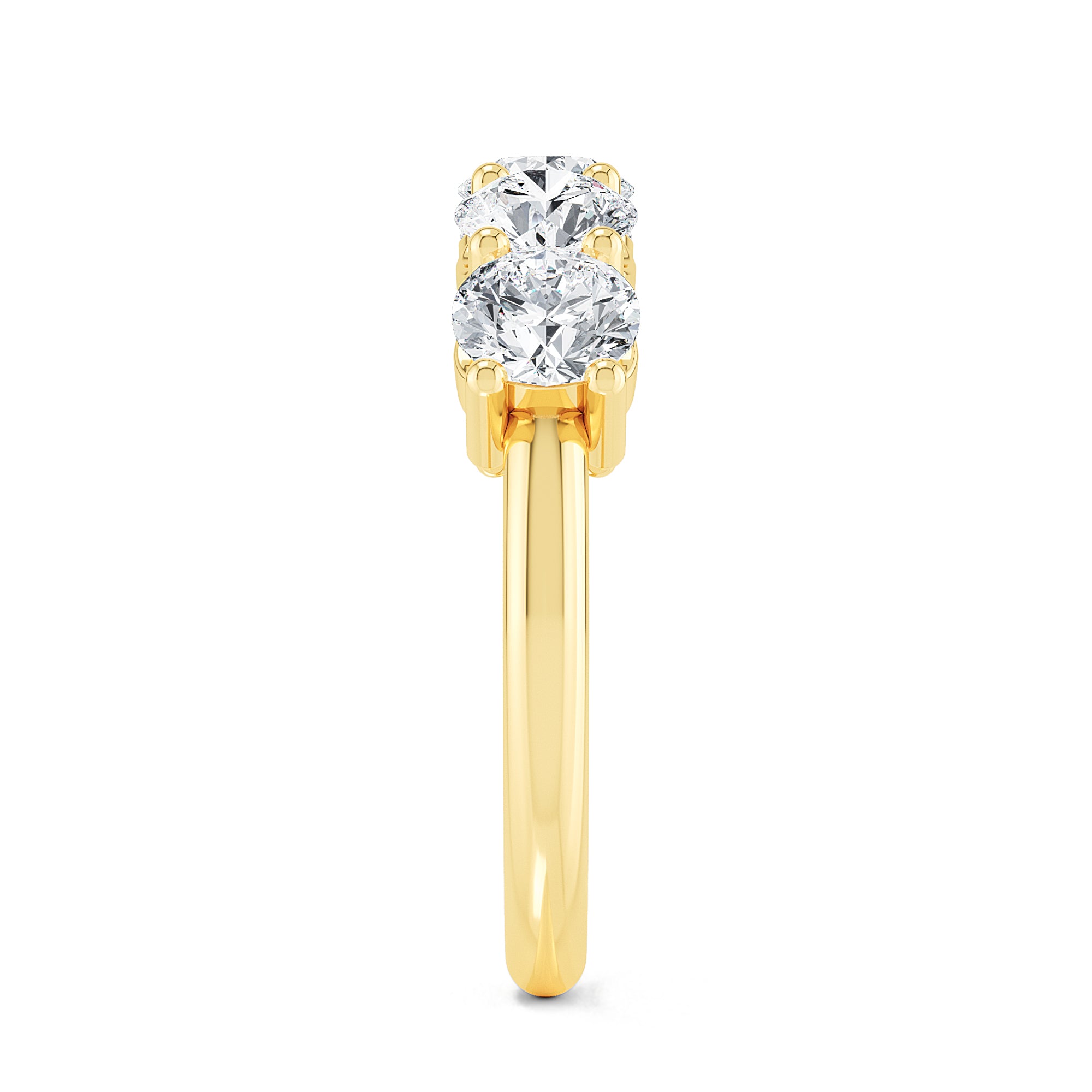 Five-Stone Diamond Harmony Gold Ring