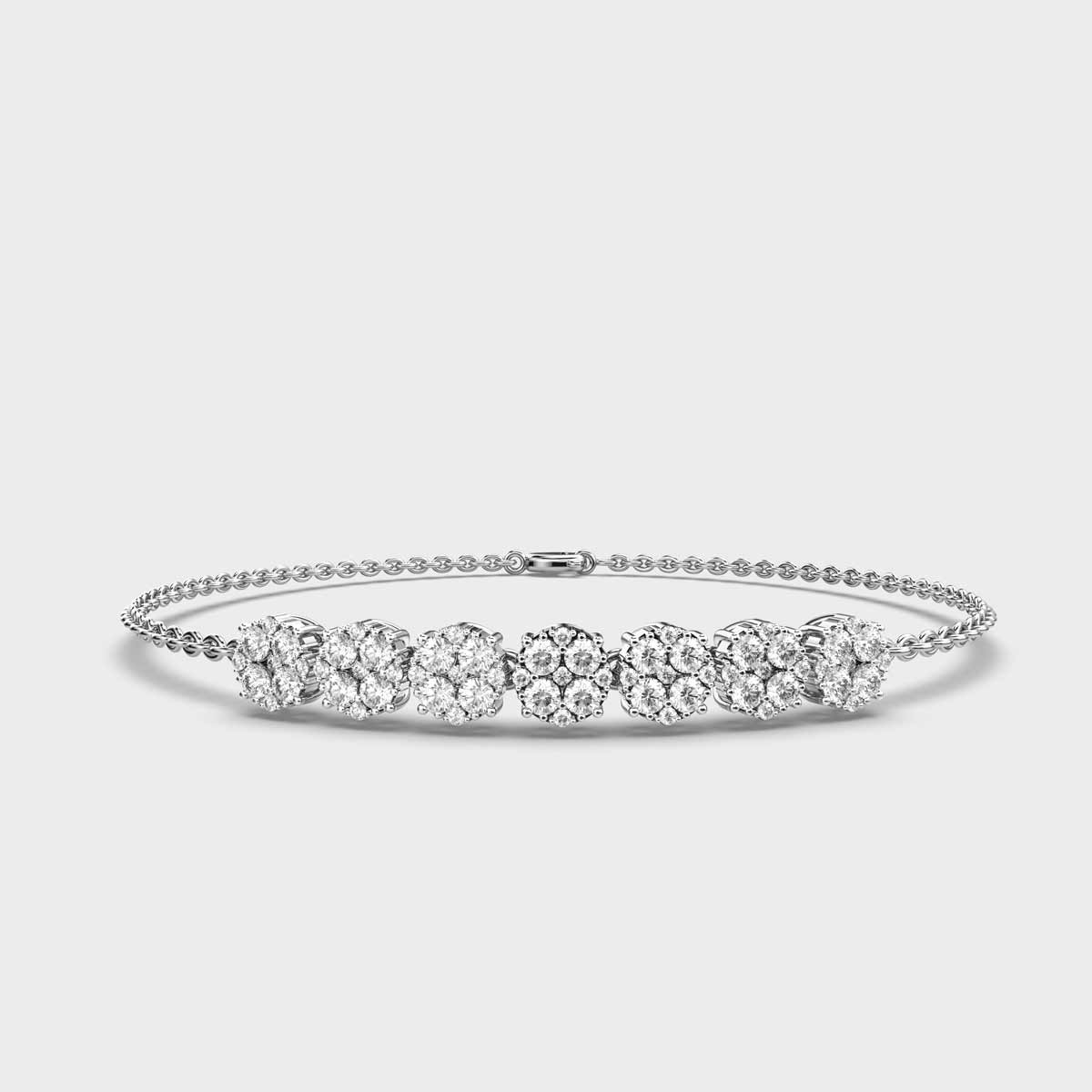 Quad Squad Diamond Gold Bracelet