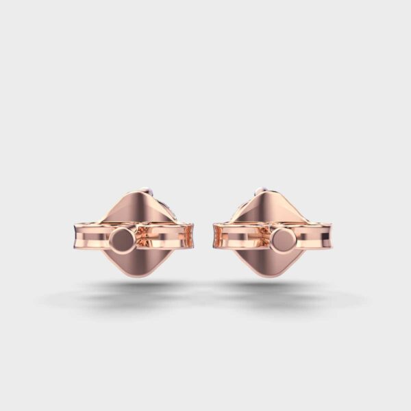 50 Cent Classic Solitaire Gold Studs