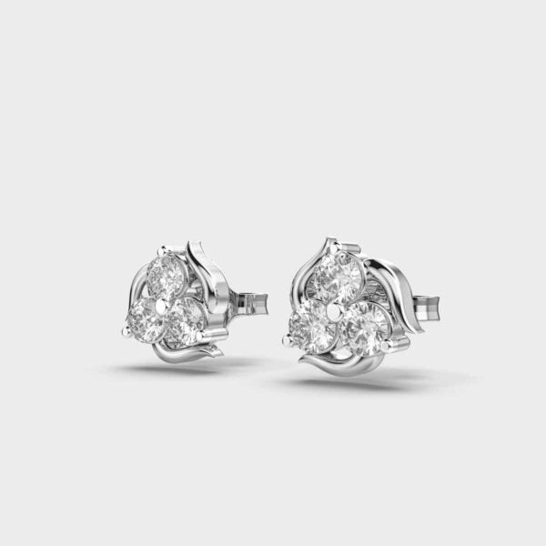 Blooming Buds Diamond Studs