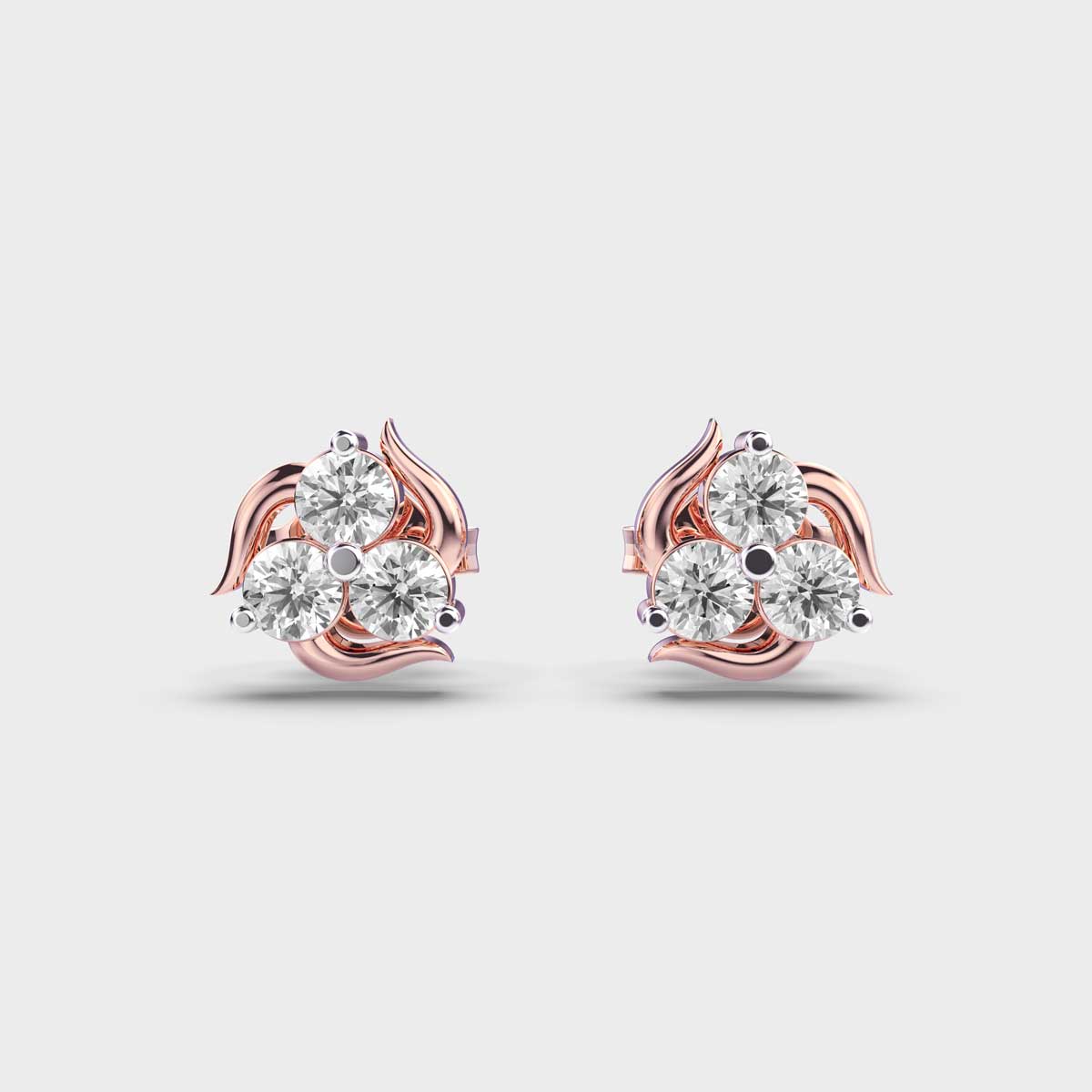 Blooming Buds Diamond Studs