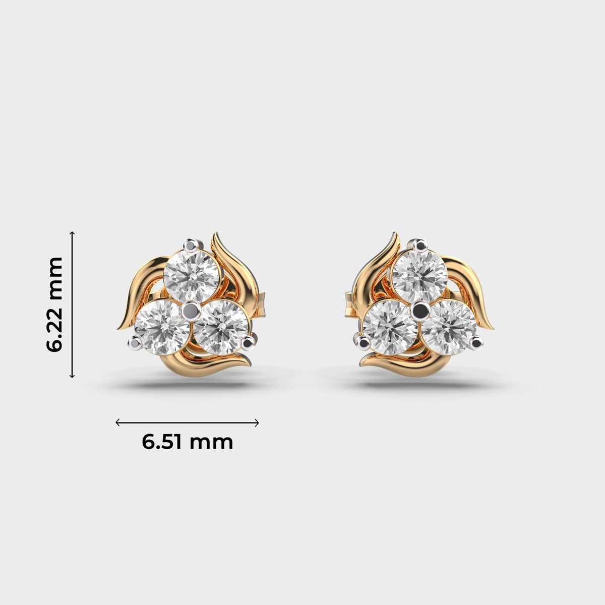 Blooming Buds Diamond Studs