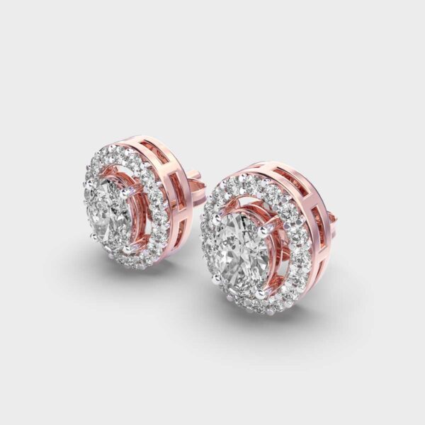 Classic Oval Diamond Studs