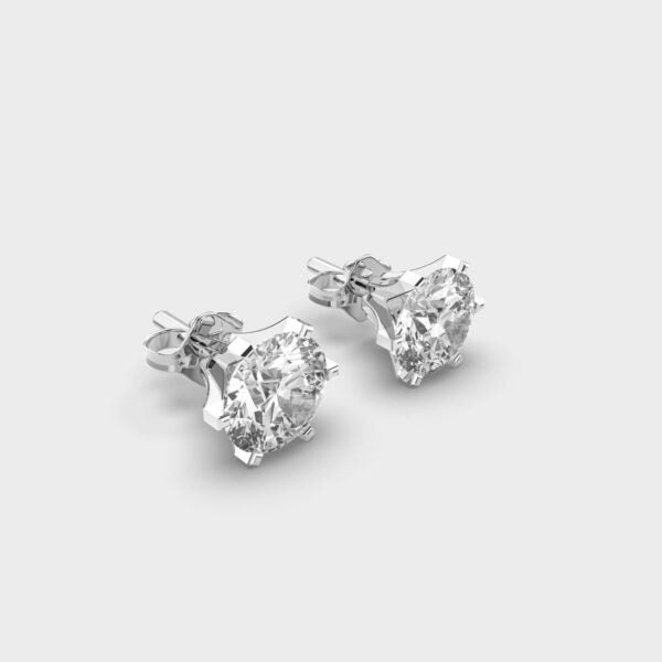 1 Carat Classic Solitaire Studs