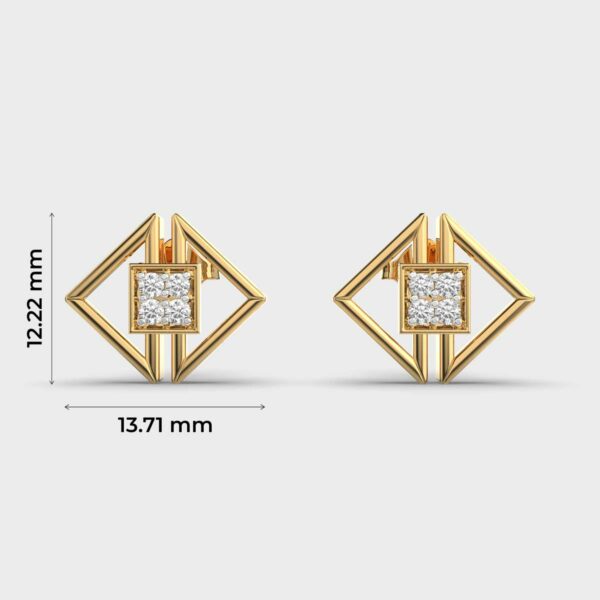 Twin Triangle Studs