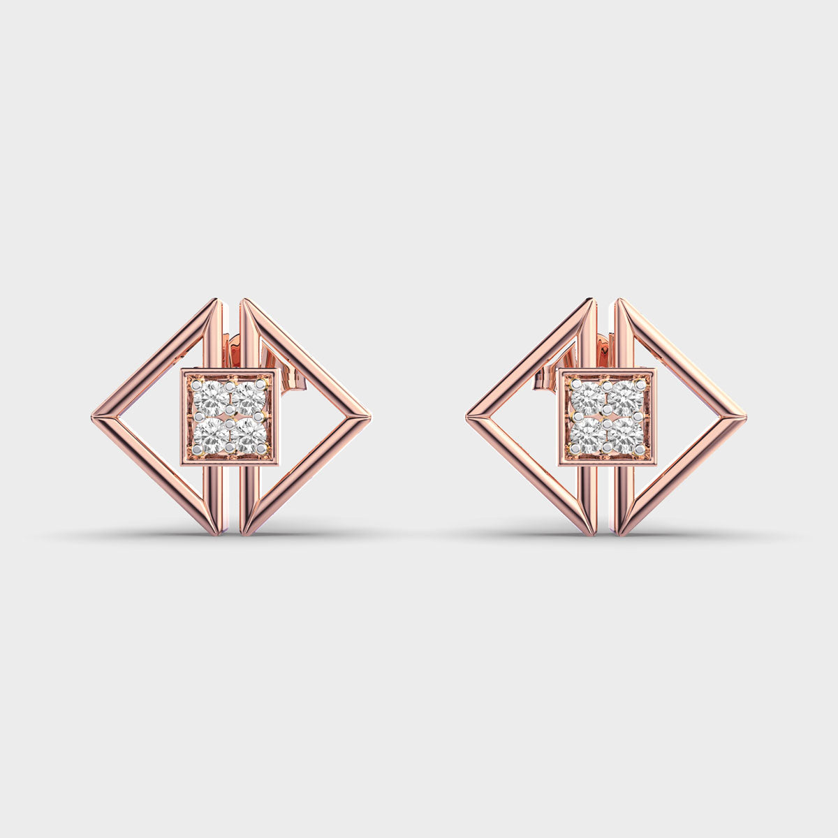 Twin Triangle Studs