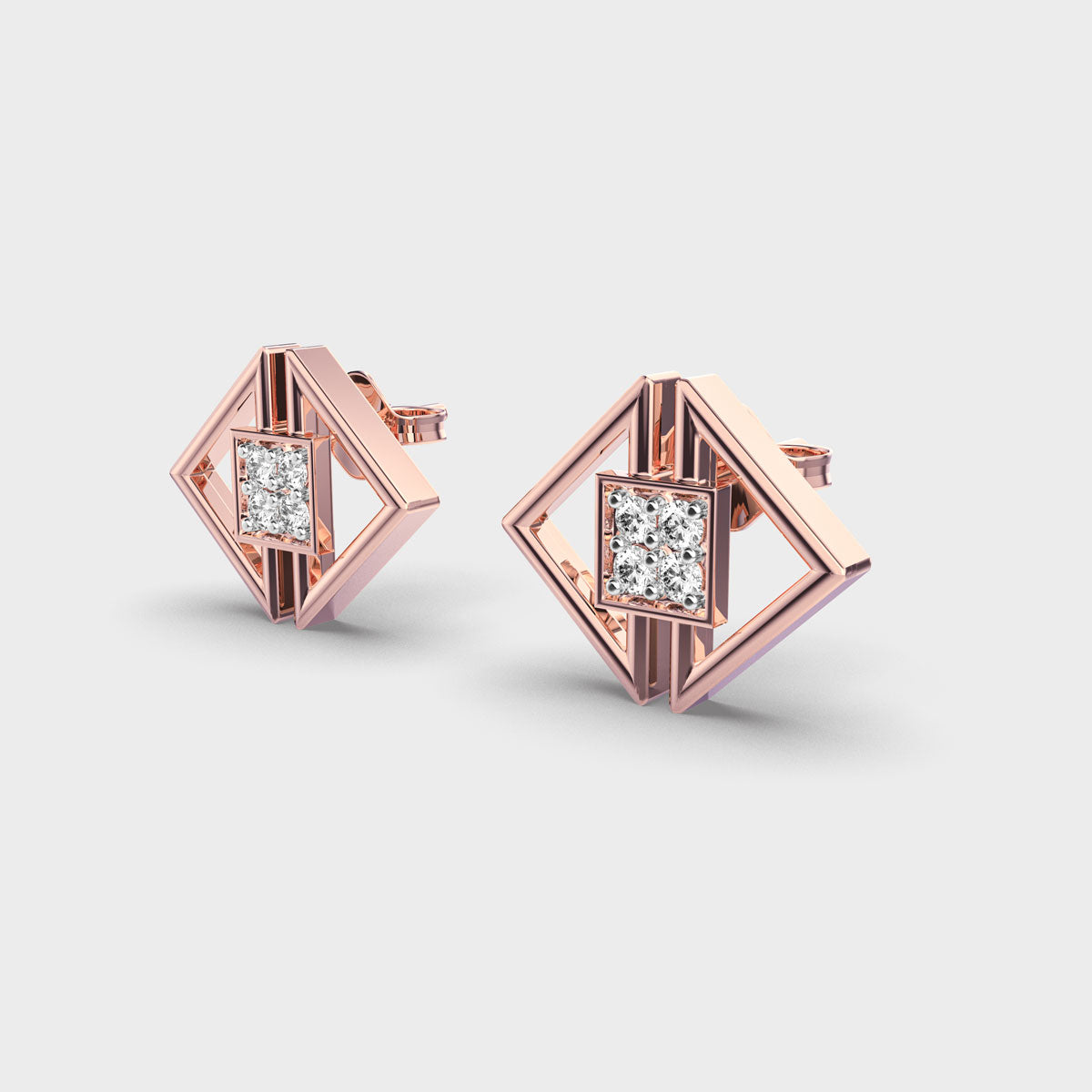 Twin Triangle Studs