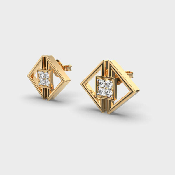 Twin Triangle Studs