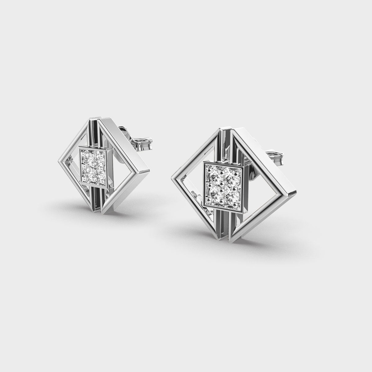 Twin Triangle Studs