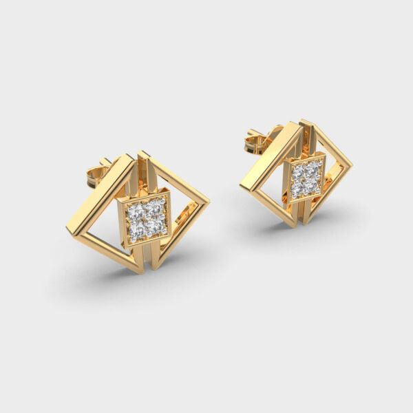 Twin Triangle Studs