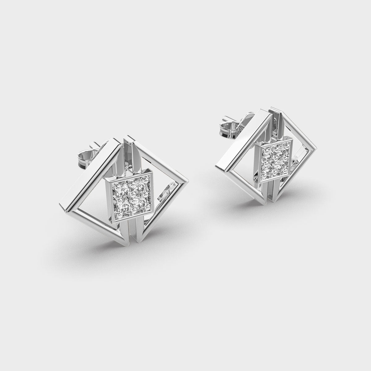 Twin Triangle Studs