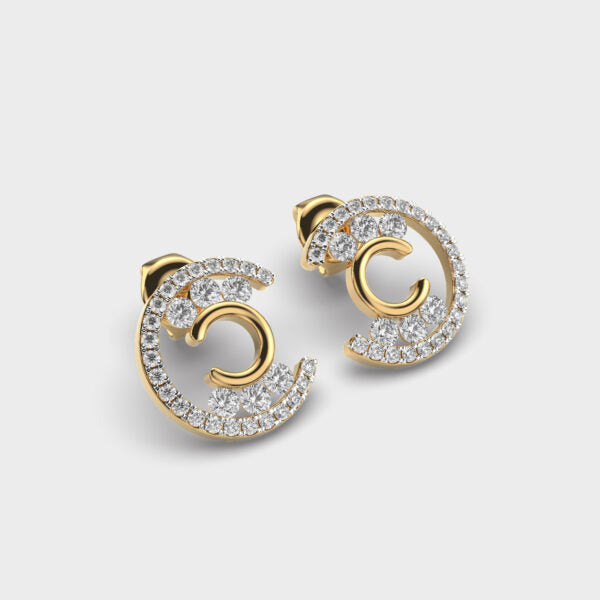 Aurora Gleam Diamond Earrings