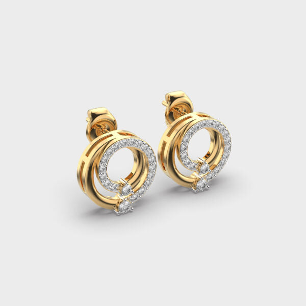 Radiant Rounds Diamond Earrings