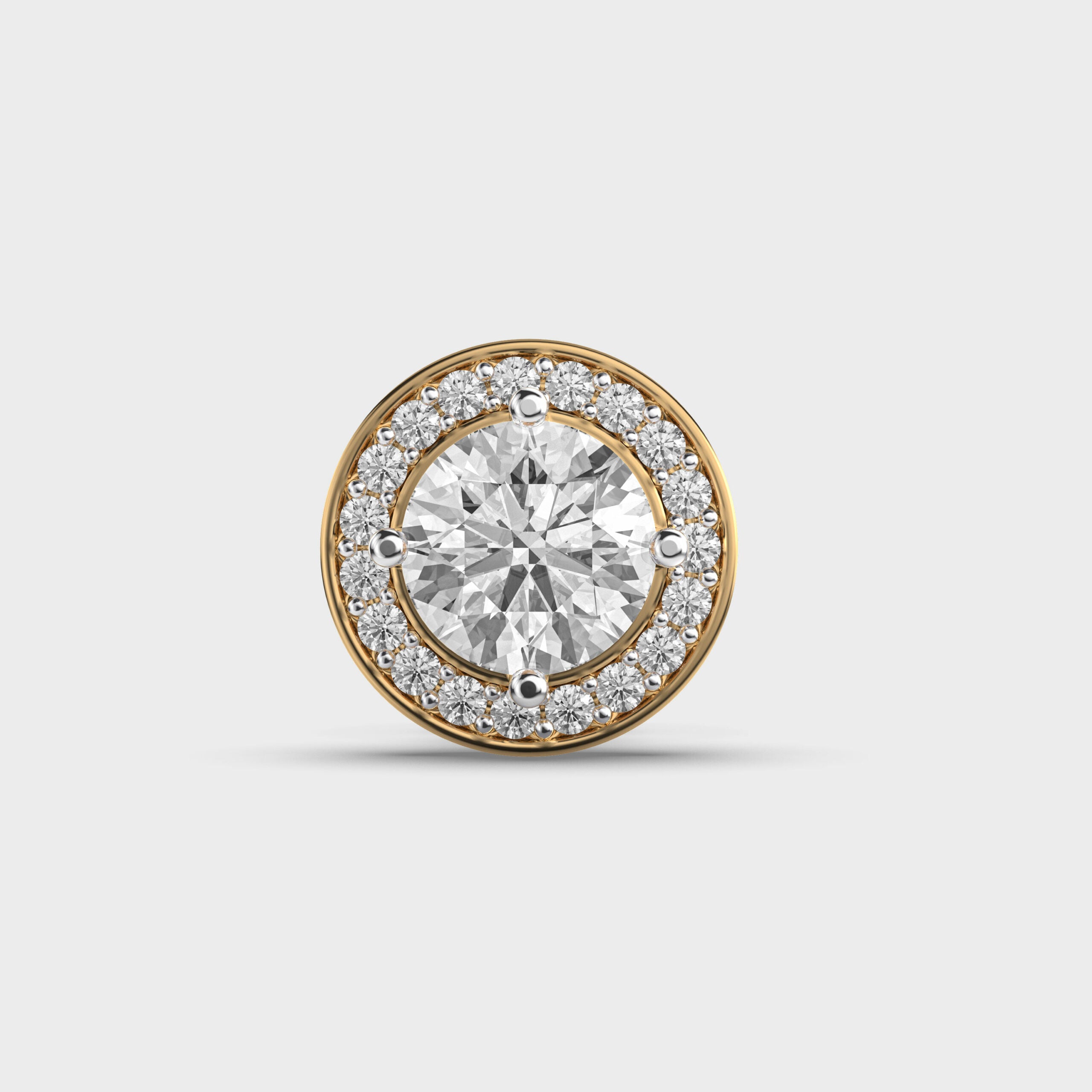 Charming Halo Men’s Diamond Studs