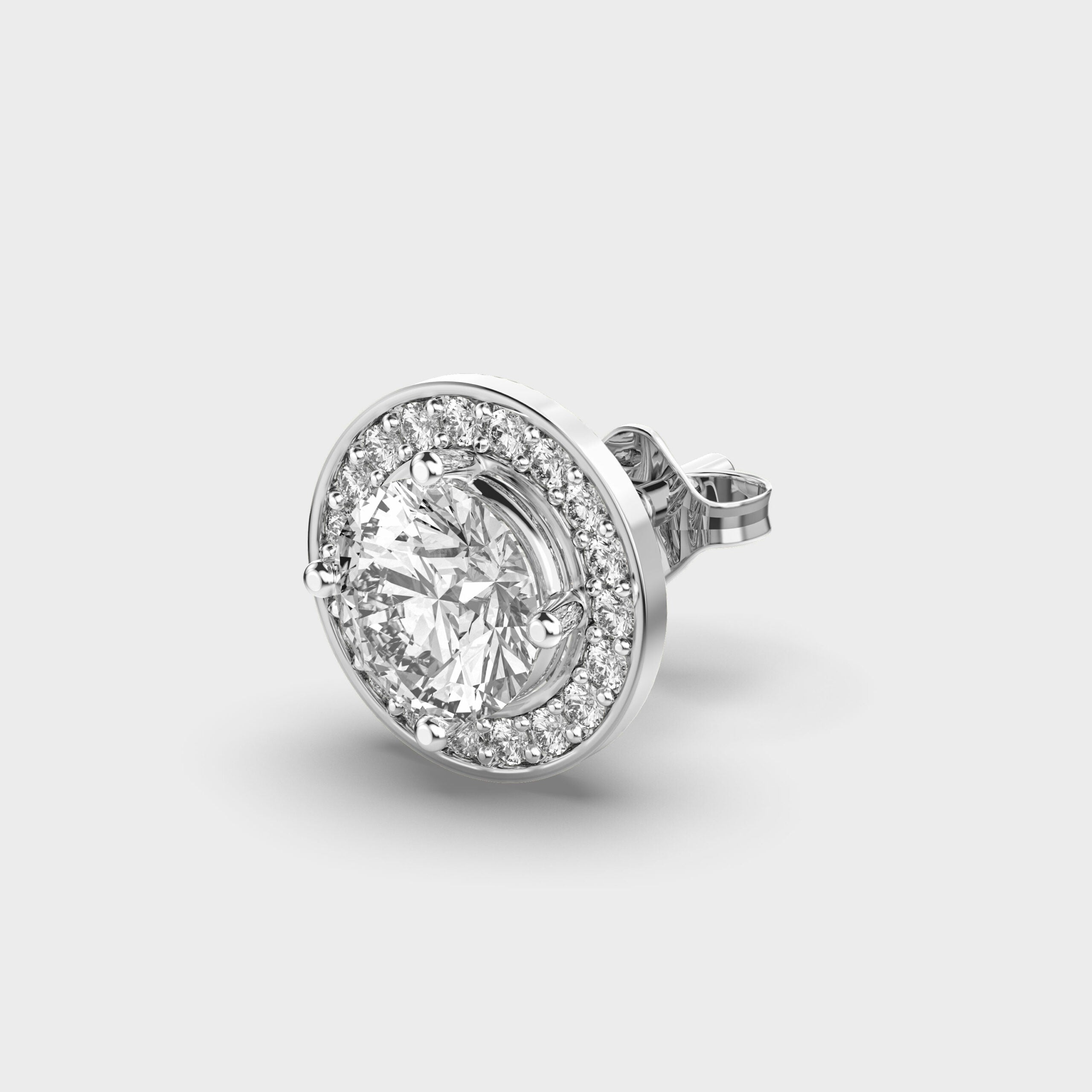 Charming Halo Men’s Diamond Studs