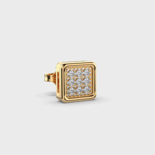 Match Court Men’s Diamond Studs