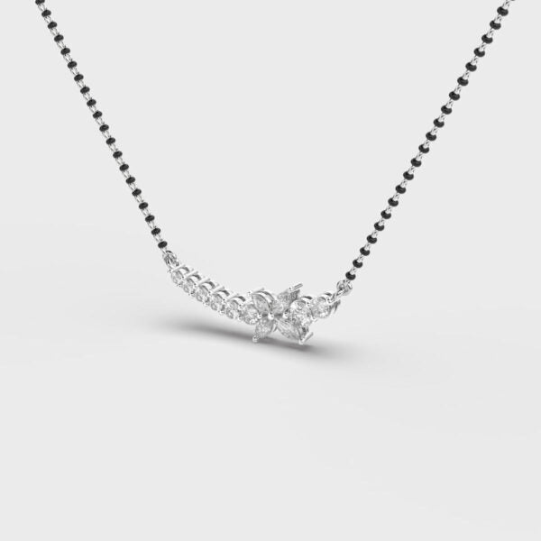 Charming Bloom Diamond Pendant (With Chain)