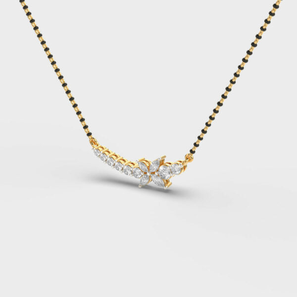 Charming Bloom Diamond Pendant (With Chain)