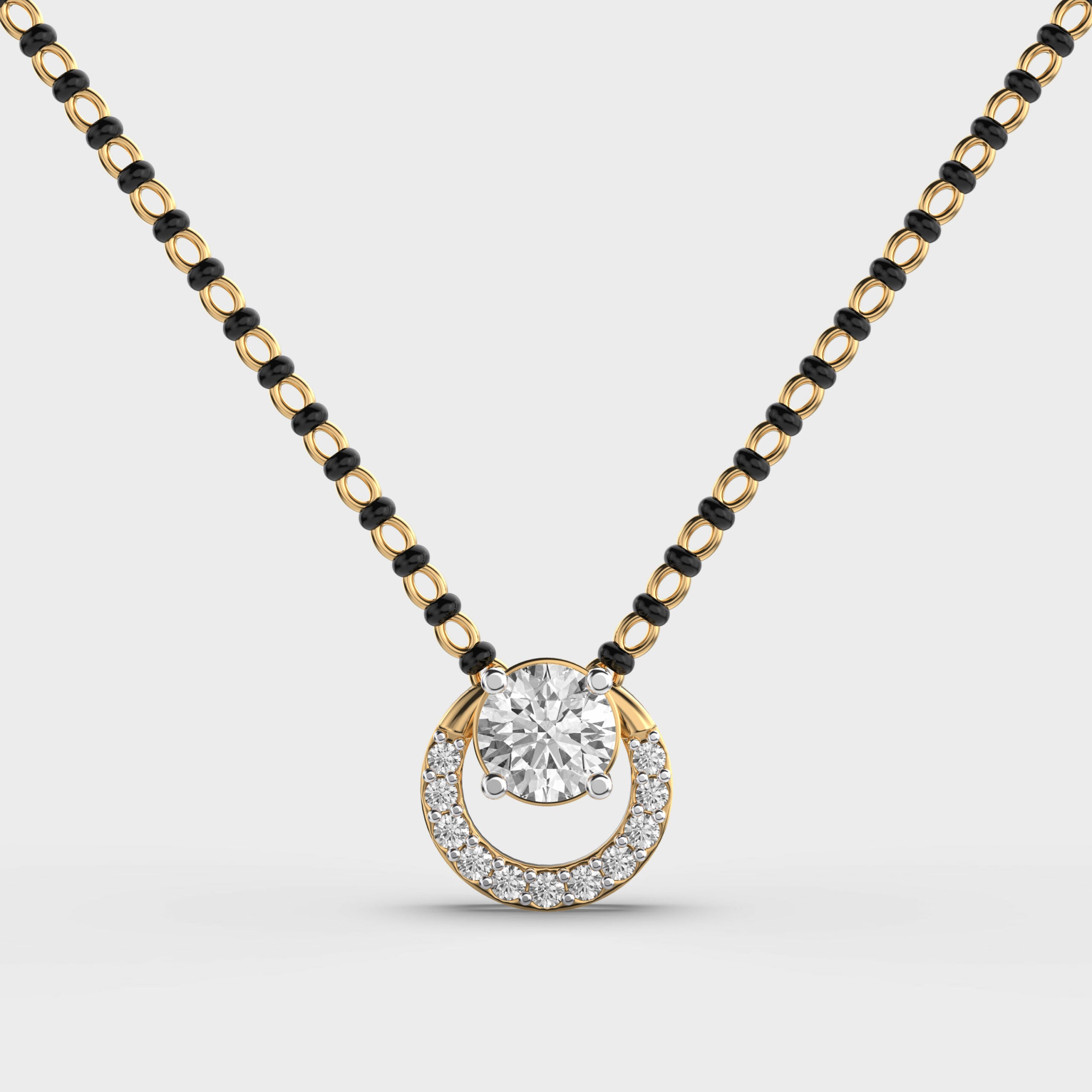 Bollywood Queen Diamond Mangalsutra (With Chain)