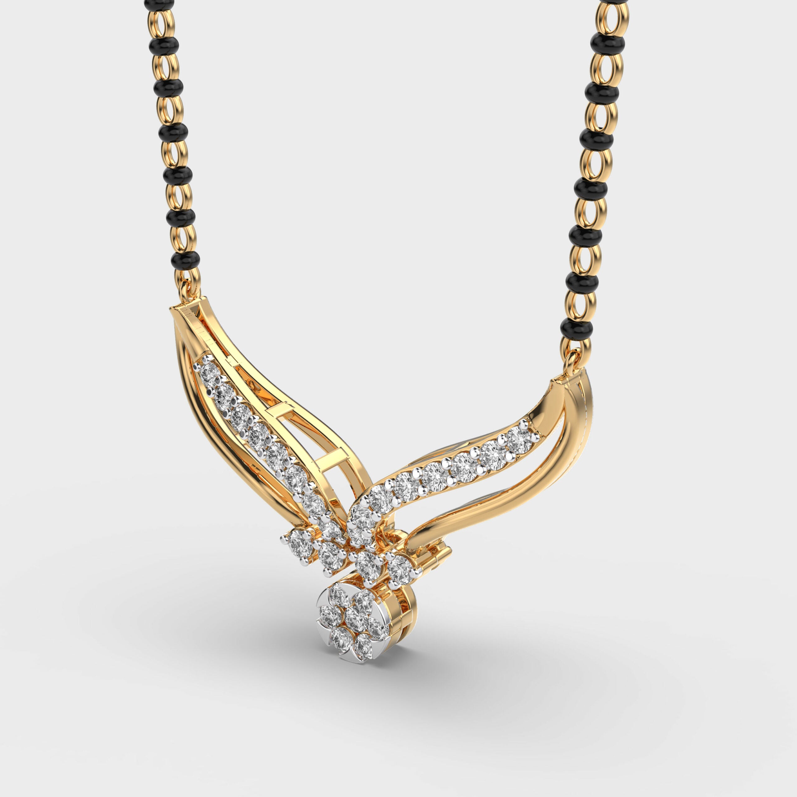 Mrs. Fabulous Diamond Mangalsutra (With Chain)