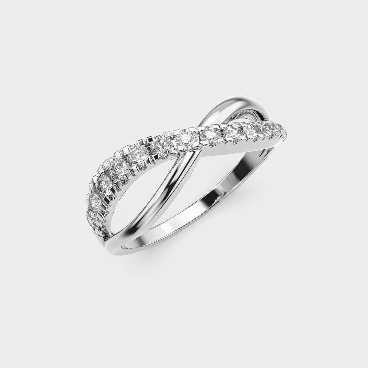 Rising Waves Diamond Ring