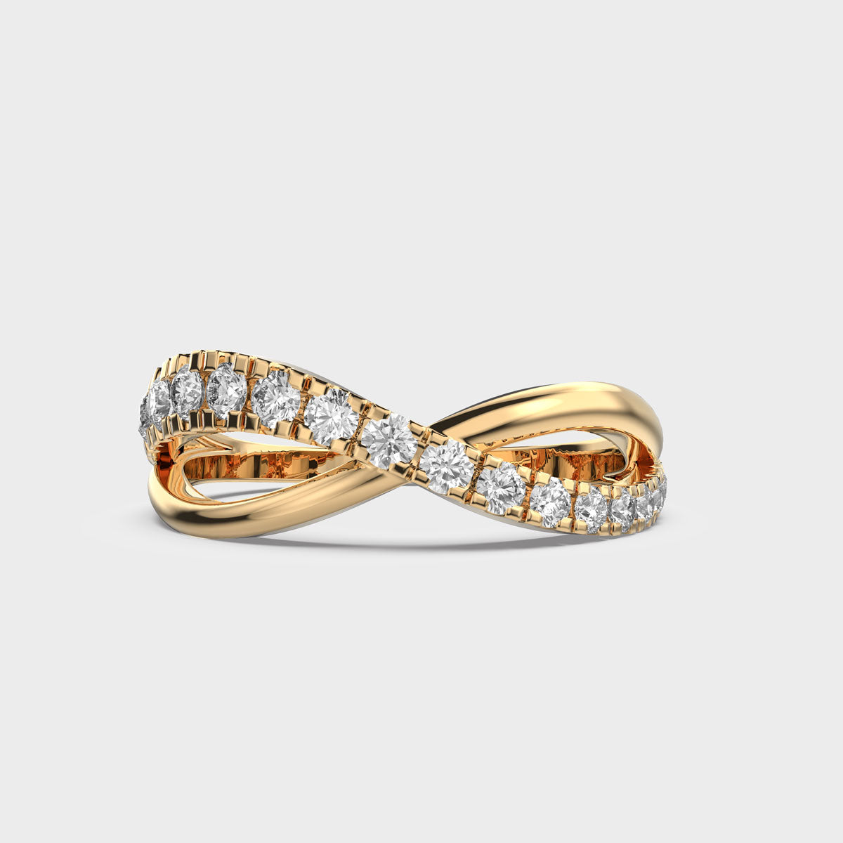 Rising Waves Diamond Ring