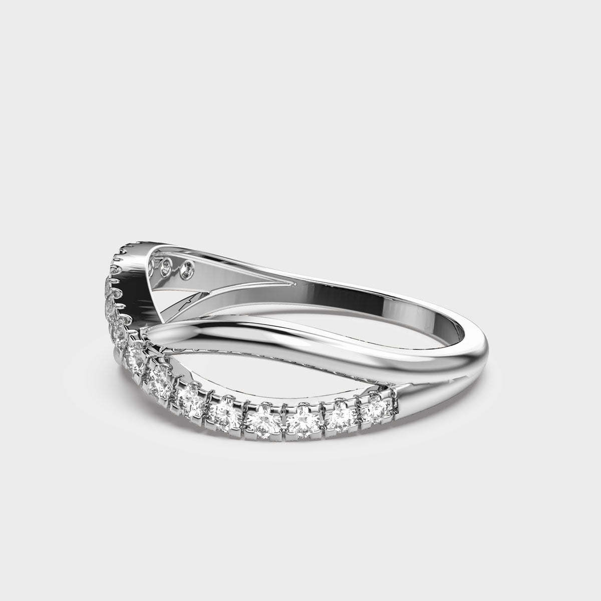 Rising Waves Diamond Ring