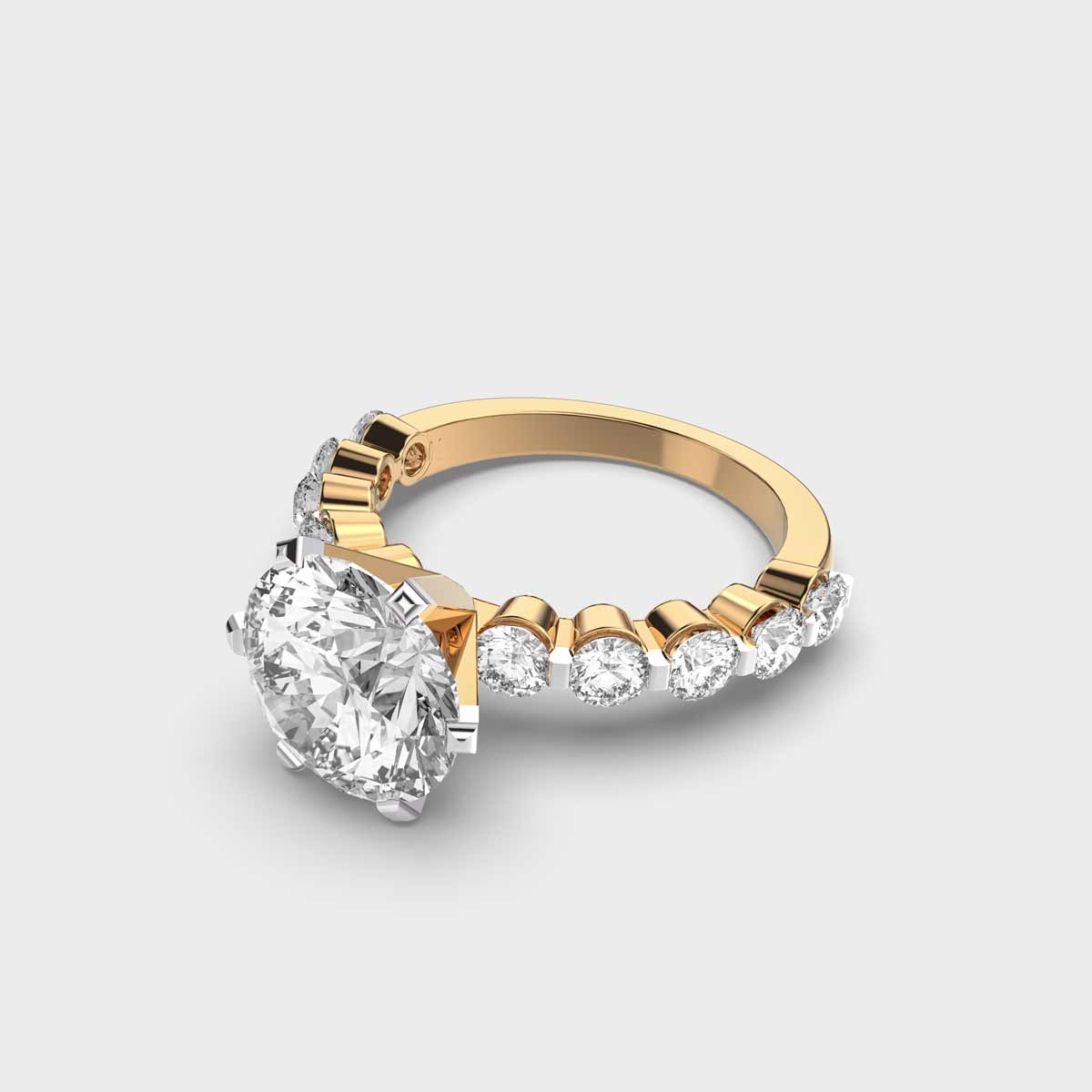 3 Carat Solitaire gold Ring