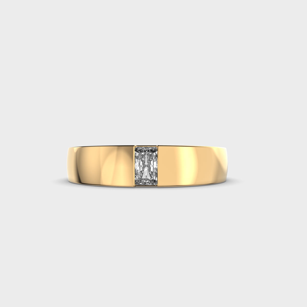 Dashing Men’s Diamond Gold Ring