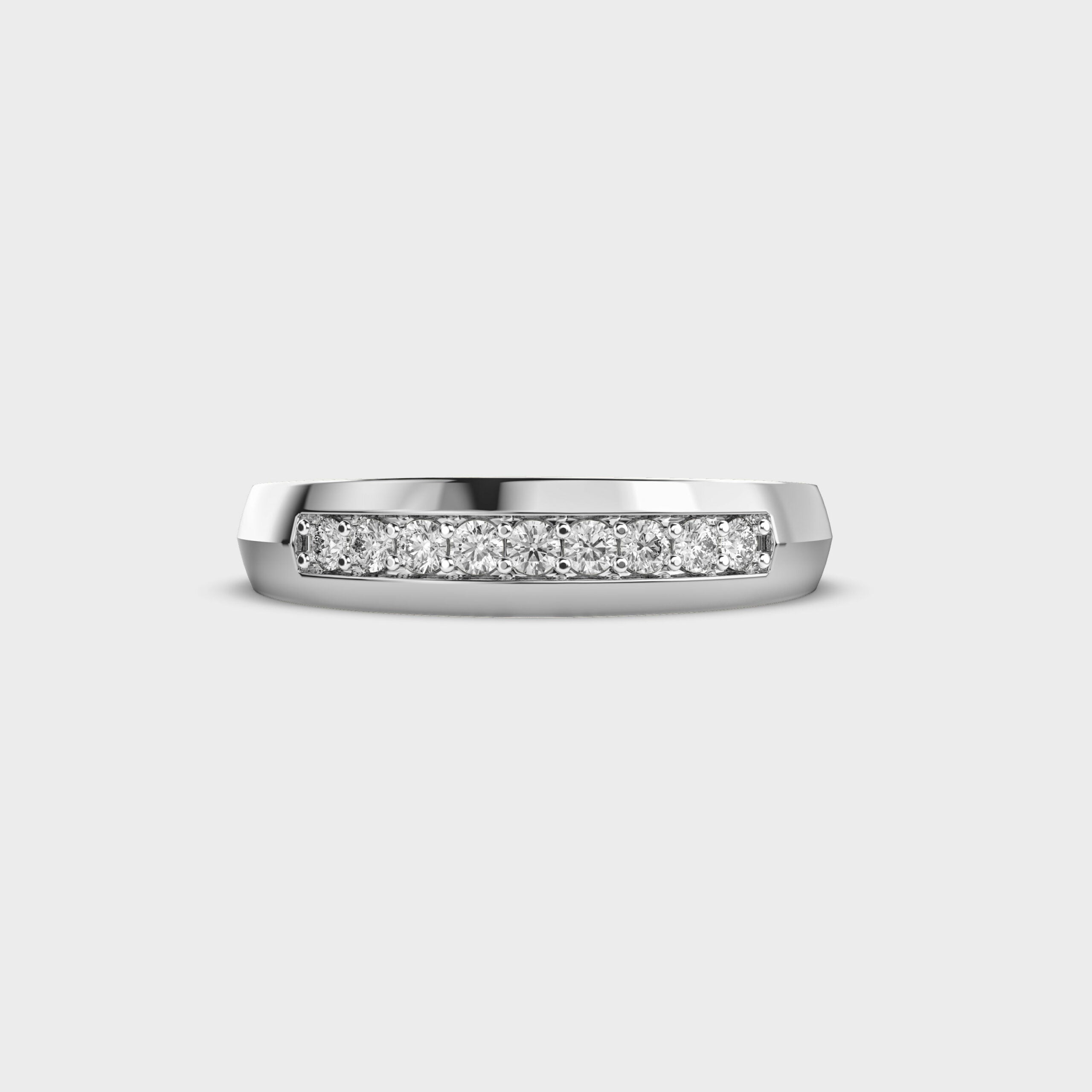 Vertex Line Diamond Ring