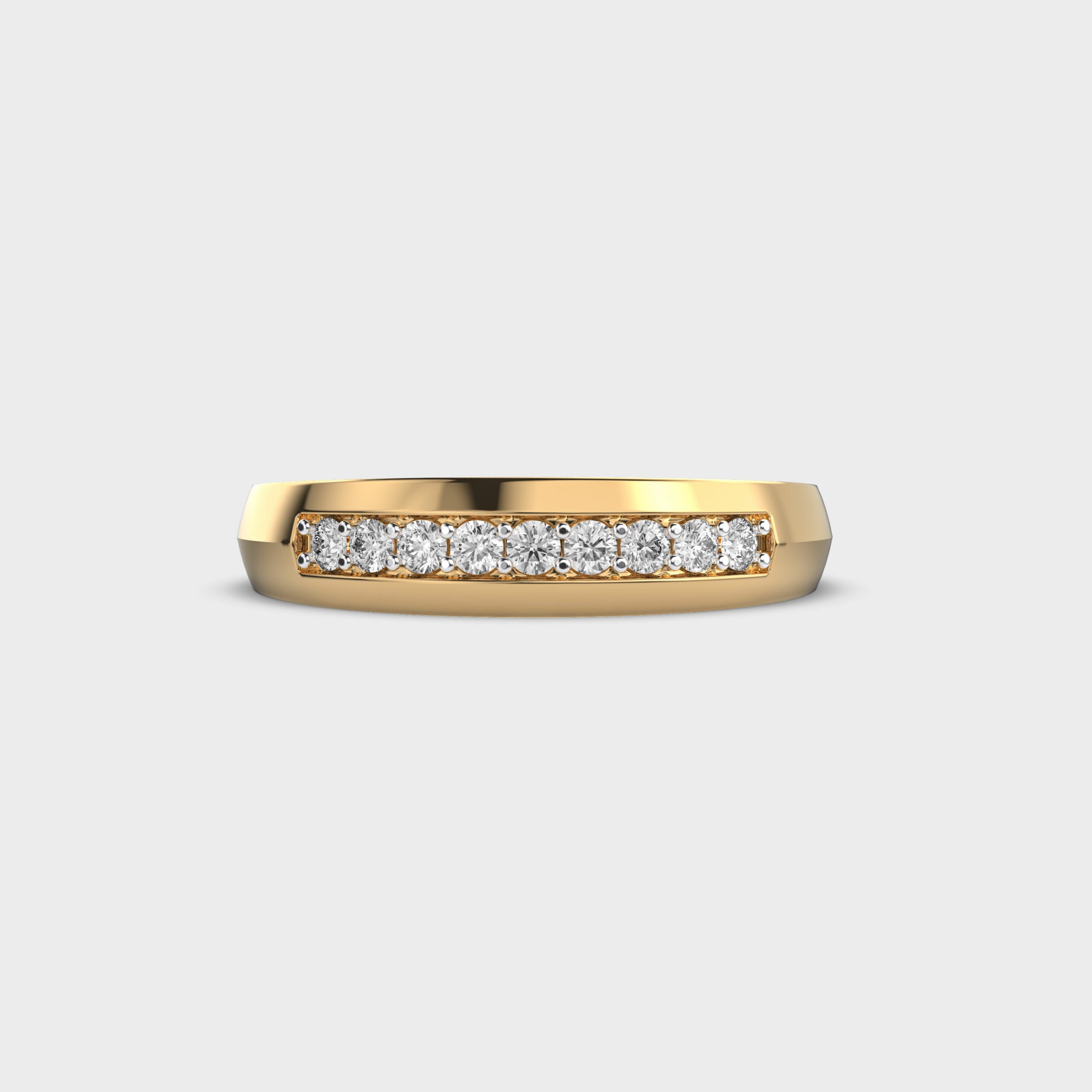 Vertex Line Diamond Ring